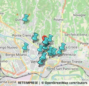 Mappa Via Mario Morgantini, 37128 Verona VR, Italia (1.287)