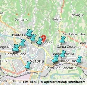 Mappa Via Mario Morgantini, 37128 Verona VR, Italia (2.18)