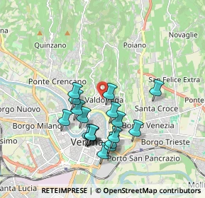 Mappa Via Mario Morgantini, 37128 Verona VR, Italia (1.67556)
