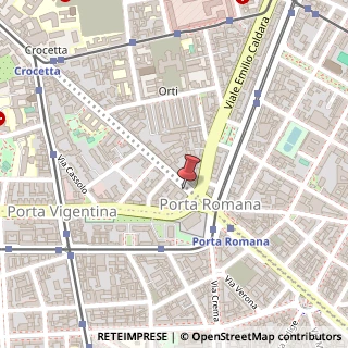 Mappa Corso di Porta Romana, 132, 20122 Milano, Milano (Lombardia)