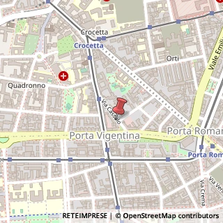 Mappa Via Cassolo, 12, 20122 Milano, Milano (Lombardia)