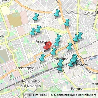Mappa Via Panizzi Antonio, 20146 Milano MI, Italia (0.9095)
