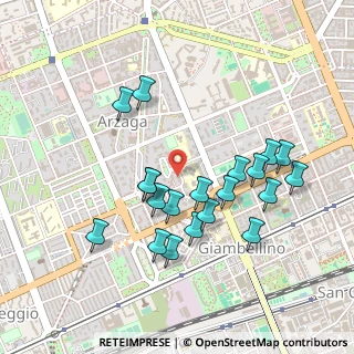 Mappa Via Panizzi Antonio, 20146 Milano MI, Italia (0.4545)