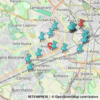 Mappa Via Panizzi Antonio, 20146 Milano MI, Italia (2.171)