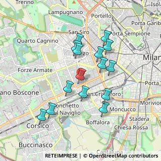 Mappa Via Panizzi Antonio, 20146 Milano MI, Italia (1.63867)