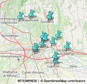 Mappa Via Venturelli, 37128 Verona VR, Italia (5.96929)