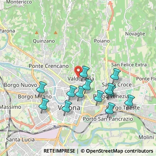 Mappa Via Venturelli, 37128 Verona VR, Italia (1.93308)