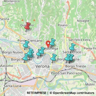 Mappa Via Venturelli, 37128 Verona VR, Italia (1.84231)