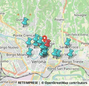 Mappa Via Venturelli, 37128 Verona VR, Italia (1.40813)