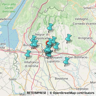 Mappa Via Venturelli, 37128 Verona VR, Italia (9.01286)