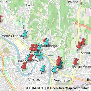 Mappa Via Venturelli, 37128 Verona VR, Italia (1.141)