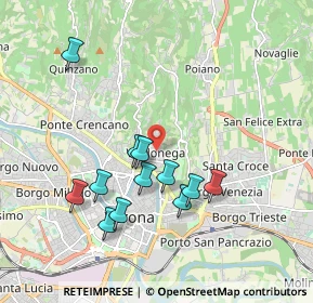 Mappa Via Alessandro Giovanni Venturelli, 37128 Verona VR, Italia (1.775)