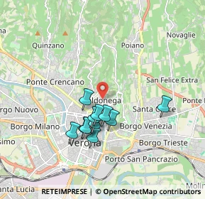 Mappa Via Tenente Mario Morgantini, 37128 Verona VR, Italia (1.49818)