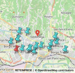 Mappa Via Alessandro Giovanni Venturelli, 37128 Verona VR, Italia (2.09706)