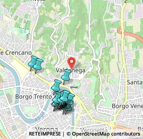 Mappa Via Tenente Mario Morgantini, 37128 Verona VR, Italia (1.085)
