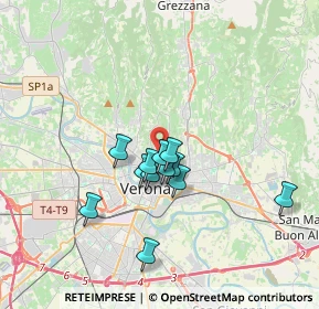 Mappa Via Tenente Mario Morgantini, 37128 Verona VR, Italia (2.71583)