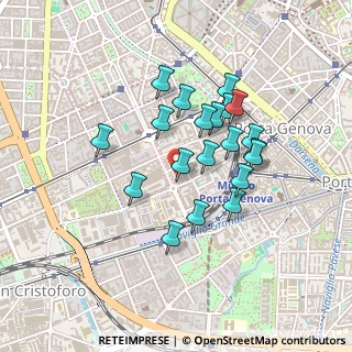 Mappa Via Voghera, 20124 Milano MI, Italia (0.368)