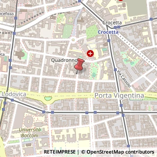 Mappa Via Luigi Anelli,  7, 20122 Milano, Milano (Lombardia)