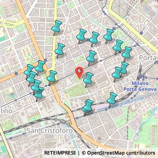 Mappa Via Savona, 20144 Milano MI, Italia (0.528)