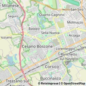 Mappa Cesano Boscone