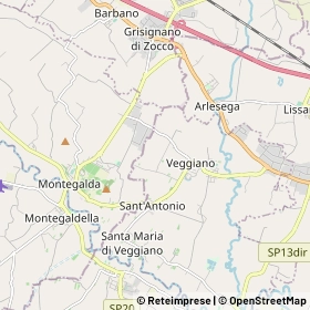 Mappa Veggiano