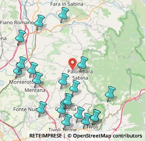 Mappa 00018 Palombara Sabina RM, Italia (10.5685)