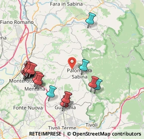 Mappa 00018 Palombara Sabina RM, Italia (9.4255)