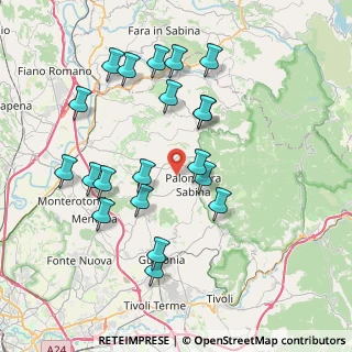 Mappa 00018 Palombara Sabina RM, Italia (8.252)