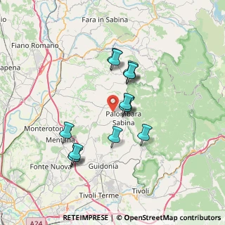 Mappa 00018 Palombara Sabina RM, Italia (6.39929)