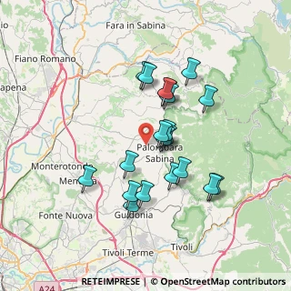 Mappa 00018 Palombara Sabina RM, Italia (6.463)