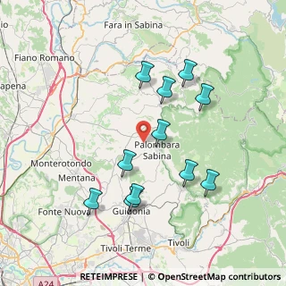 Mappa 00018 Palombara Sabina RM, Italia (7.64455)