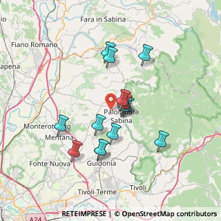 Mappa 00018 Palombara Sabina RM, Italia (6.42429)
