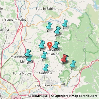 Mappa 00018 Palombara Sabina RM, Italia (6.40938)