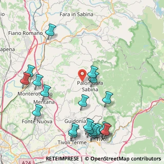 Mappa 00018 Palombara Sabina RM, Italia (10.9755)