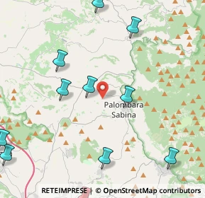 Mappa 00018 Palombara Sabina RM, Italia (5.84455)