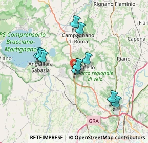 Mappa Via Cassia Km 24.300 loc, 00060 Formello RM, Italia (6.29909)