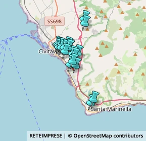 Mappa Via Don Morosini, 00053 Civitavecchia RM, Italia (2.2895)