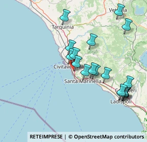 Mappa Via Don Morosini, 00053 Civitavecchia RM, Italia (16.34444)