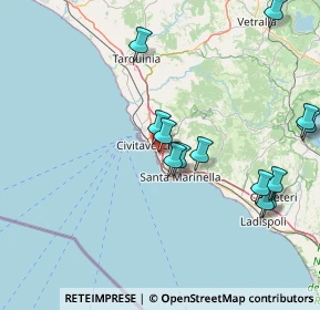 Mappa Via Don Morosini, 00053 Civitavecchia RM, Italia (17.61462)
