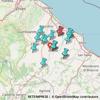 Mappa Via Piana Cicarel, 66041 Atessa CH, Italia (10.5445)