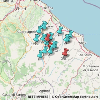 Mappa Via Piana Cicarel, 66041 Atessa CH, Italia (9.163)