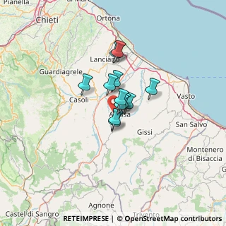 Mappa Via Piana Cicarel, 66041 Atessa CH, Italia (7.37)