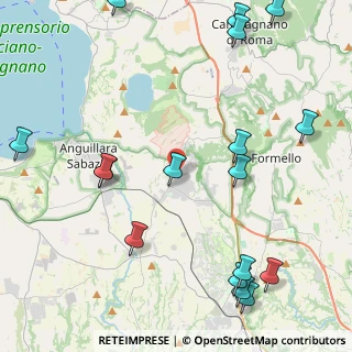Mappa Via Gino Canetti, 00123 Cesano RM, Italia (6.11529)