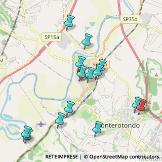 Mappa Via Antonio Meucci, 00015 Monterotondo RM, Italia (2.33)