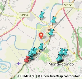 Mappa Via Antonio Meucci, 00015 Monterotondo RM, Italia (2.389)