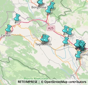 Mappa Via delle Acacie, 67069 Tagliacozzo AQ, Italia (10.453)