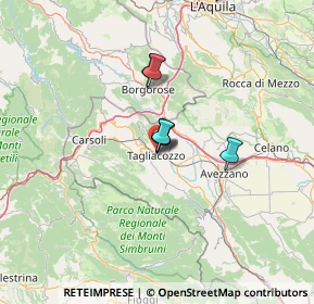 Mappa Via delle Acacie, 67069 Tagliacozzo AQ, Italia (24.81)