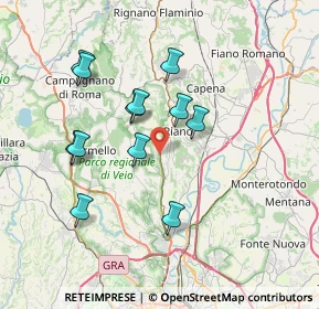 Mappa Km. 22.300, 00060 Riano RM, Italia (7.13667)