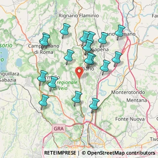 Mappa Km. 22.300, 00060 Riano RM, Italia (7.68895)