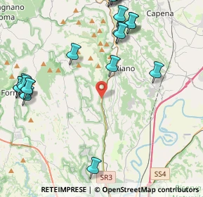 Mappa Km. 22.300, 00060 Riano RM, Italia (5.9065)